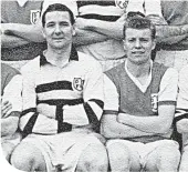  ?? ?? Jimmy Mcmichael (right) alongside Neil Mochan at Dundee United in 1961