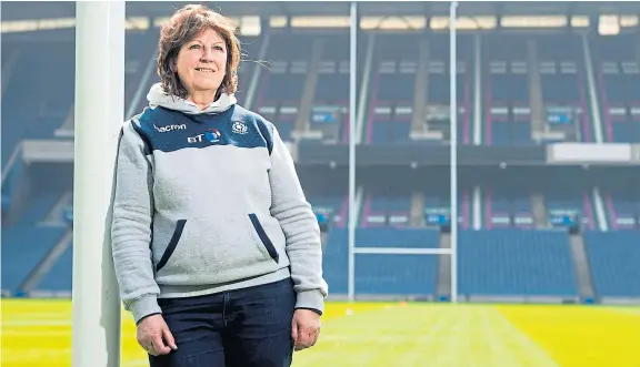  ??  ?? SRU director of domestic rugby Sheila Begbie insists any return to domestic rugby will have to be safe.