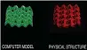  ??  ?? A team of researcher­s made the new type of 3D printing ink by mixing magnetic iron particles with soft, silicone rubber.