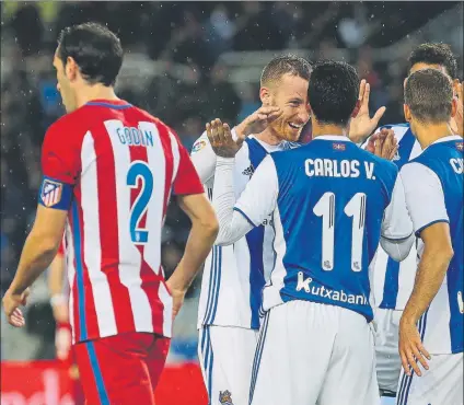  ?? FOTO: UNCITI ?? Carlos Vela fue uno de los más destacados de la tarde y marcó el primer gol de su equipo