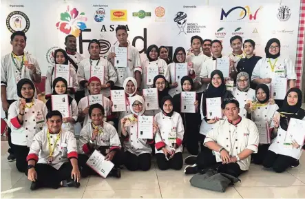  ??  ?? resounding success for msu students in 16th Battle of the Chefs- Asia Food Festival 2016.