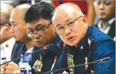  ?? (Angie de Silva/ Rappler File photo) ?? Philippine National Police chief Oscar Albayalde says the extension of military rule in Mindanao will help in their management of safety for the 2019 polls.