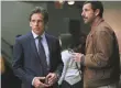  ?? ATSUSHI NISHIJIMA ?? Adam Sandler (right, with Ben Stiller) carves out a spot with The Meyerowitz Stories.