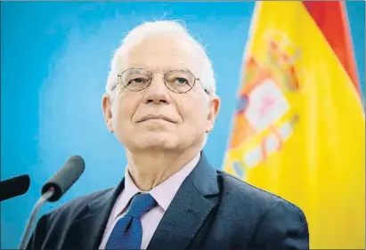  ?? JURE MAKOVEC / AFP ?? Borrell será uno de los 26 candidatos a examen del Parlamento a partir del 30 de septiembre