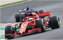  ?? PHOTO: GETTY IMAGES) ?? Sebastian Vettel, of Germany, drives the Scuderia Ferrari SF71H on track during day four of F1 winter testing at Circuit de Catalunya in Montmelo, Spain, yesterday.