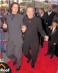  ?? Photo / Bastiaan Beentjes ?? Robin Williams at Planet Hollywood for the premiere of Bicentenni­al Man.