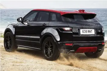  ??  ?? Evoque Ember will be available to order this summer costing from £47,200