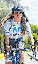  ?? ?? Deportista. Ana Vivar es la vigente campeona nacional de ciclismo de ruta.