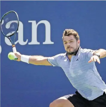  ?? USA TODAY SPORTS ?? Der Lausanner Stan Wawrinka freut sich in New York über seine Topform.