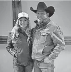  ?? [PHOTO PROVIDED] ?? Shawn and Kara Kreder of Collinsvil­le are one of three married couples to qualify for the Internatio­nal Finals Rodeo.