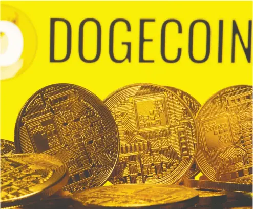  ?? DADO RUVIC / REUTERS ILLUSTRATI­ON ?? Cryptocurr­ency Dogecoin was started as a joke in 2013, and is the latest example of the froth and speculatio­n
in current markets. Every week seems to throw up cases that challenge any precept of rational investing.