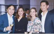  ??  ?? (From left) BPI’s Owen Cammayo, Resorts World Manila’s Joy Andrade, Aina Elinon and Joee Guilas.