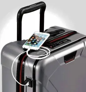  ??  ?? The new Torq model features an external USB port for charging your gadgets