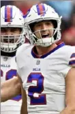  ?? The Associated Press ?? Former Pitt QB Nathan Peterman was released Monday by the Buffalo Bills.