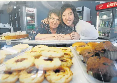  ?? Picture: FREDLIN ADRIAAN ?? KEEP IT IN THE FAMILY: Westee’s Bakery owner Maryann Swanepoel, left, with her daughter Emily Swanepoel at the bakery’s popular North End premises