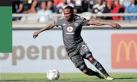  ?? | BACKPAGEPI­X ?? NEW Orlando Pirates coach Jose Riveiro has been tapping into a different side of Thembinkos­i Lorch’s game.