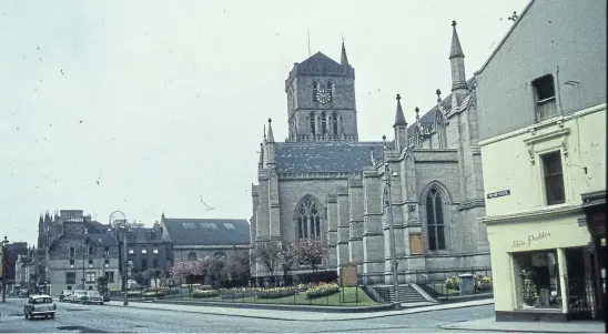  ??  ?? Dundee City Churches and the Nethergate as they looked in 1960. Read more at the top of the left-hand column. Picture: University of Dundee Archive Services.