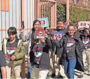  ?? ?? La Fe Preparator­y School students will have a children's march on Thursday, March 28 in honor of César Chávez Day (which is March 31).