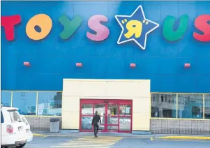  ?? PAUL CHIASSON/THE CANADIAN PRESS ?? A Toys “R” Us store is seen Tuesday in Montreal. Toys “R” Us has filed for bankruptcy protection in the United States and says it intends to follow suit in Canada.
