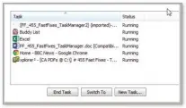  ??  ?? Missing your Task Manager tabs? Just double-click at the top of the window