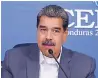  ?? Reuters-Yonhap ?? Venezuela’s President Nicolas Maduro