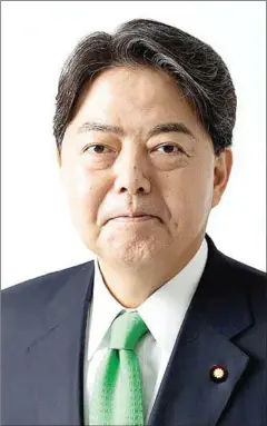  ?? JAPANESE EMBASSY ?? Japanese foreign minister Yoshimasa Hayashi.