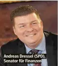  ?? ?? Andreas Dressel (SPD), Senator für Finanzen