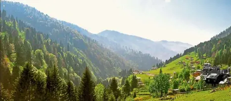  ??  ?? Ayder Plateau, Rize, which resembles the Swiss Alps.