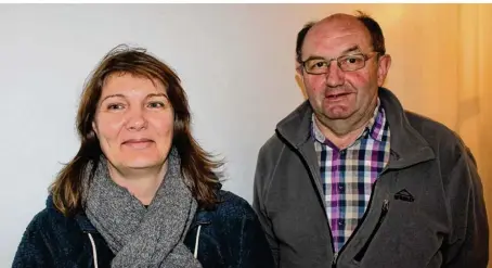  ??  ?? Delphine Bessière et Didier Launay sont à l’origine du projet de l’école nouvelle Andaine Passais.