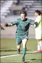  ?? COURTESY OF MATTHEW PLUGGE ?? Recent Garces graduate Fletcher Bank was named MVP of the Central Section All-Star Game after recording three assists.