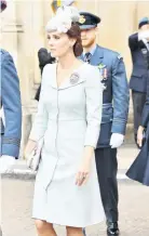  ?? PHOTO: GETTY IMAGES ?? Style winner . . . The duchess attends an event to mark the centenary of the RAF on July 10 in London.