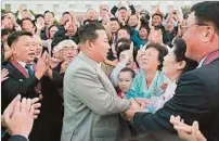  ??  ?? KIM JONG-UN. La imagen que el régimen difunde del dictador.