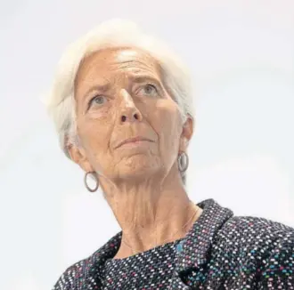  ?? GETTY IMAGES ?? Christine Lagarde, presidenta del BCE.