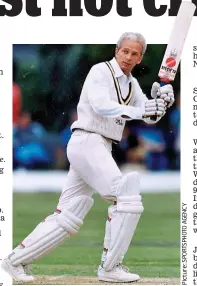  ??  ?? First class: David Gower in 1991