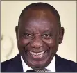  ??  ?? CYRIL RAMAPHOSA