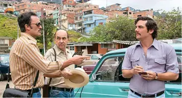  ??  ?? Fotograma de la serie Narcos en Netflix. (Netflix)