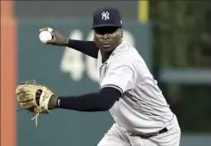  ?? AP file photo ?? Yankees shortstop Didi Gregorius batted .268 with 86 RBIs and 27 home runs this season.