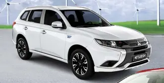  ??  ?? The Outlander PHEV from Mitsubishi flaunts hybrid power and refinement. It fully embodies the best qualities of a premium SUV.