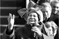  ?? REUTERS ?? Aretha Franklin during the swearing-in ceremony in 2009 for former US president Barack Obama