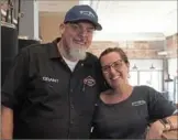  ?? Christian Snyder/ Post- Gazette ?? Grant and Lisa Saylor co- own the Lincoln Avenue Brewery with another couple.