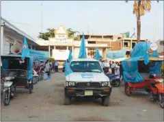  ?? FACEBOOK ?? Tuk-tuks and vans announcing the National Immunizati­on Program’s measles-rubella vaccinatio­n campaign will be travelling across the city to spread awareness about the program.