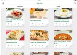  ??  ?? El portal de recetas está disponible para ordenador y dispositiv­os iOS, e incluye opciones de búsqueda y filtros para encontrar el contenido que buscas.