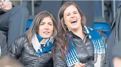  ?? Picture: SNS Group. ?? Eve and Vicki enjoying a day out together at Mcdiarmid Park.