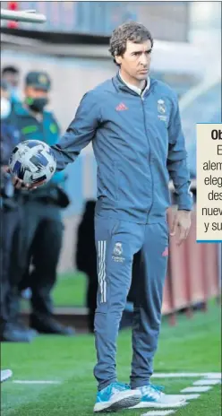  ??  ?? Raúl, en un partido del Castilla de esta temporada.