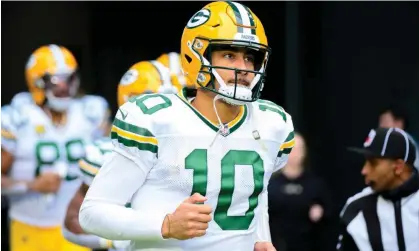  ?? ?? Jordan Love showed flashes of promise last season for the Green Bay Packers. Photograph: Doug Murray/AP