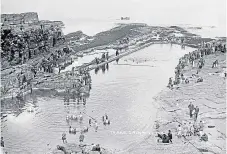  ??  ?? An undated image of The Trinkie rock pool, Wick.