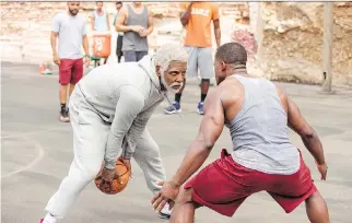  ?? LIONSGATE ?? Kyrie Irving’s Uncle Drew character originated in a 2012 Pepsi Max commercial on television.