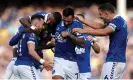  ?? Photograph: Nigel French/PA ?? Last time out, Everton beat Bournemout­h 3-0 – only the eighth time in the past 12 months that they have scored more than once in a league game.
