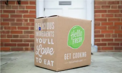  ?? ?? A HelloFresh meal delivery kit. Photograph: Kristoffer Tripplaar/Alamy