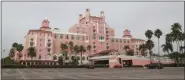  ?? SCOTT KEELER ?? The Don CeSar Hotel, in St. Pete Beach, Fla., has few cars in its parking lot Friday due to the coronaviru­s pandemic.